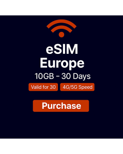 eSIM Europe 10GB - 30 Day