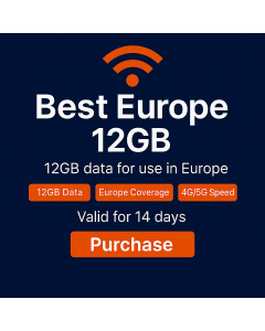 12GB Orange Europe eSIM