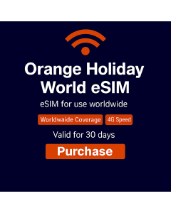 Orange Holiday Worldwide eSIM 30 Days