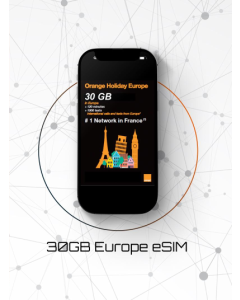 30GB Europe eSIM