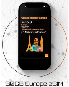 30GB EUROPE HOLIDAY VOICE & DATA