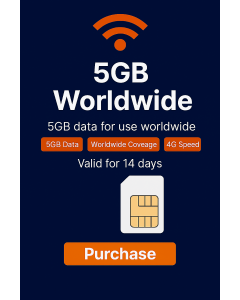 Orange Holiday 5GB Worldwide SIM Card