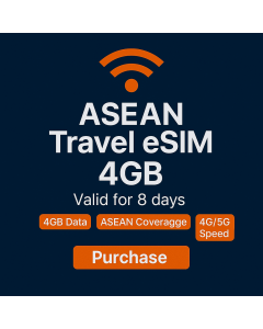 ASEAN 8-Day Data eSIM (4GB Unlimited)