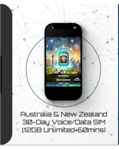 Australia and New Zealand 30-Day Voice/Data SIM