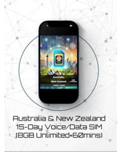 Australia and New Zealand 30-Day Voice/Data SIM