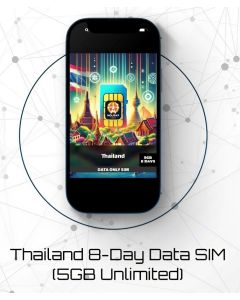 Best and Fastest 5G Thailand 8 Days Data SIM 5GB Unlimited