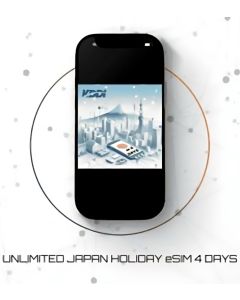 Budget-friendly Unlimited Japan Holiday eSIM 4 Days