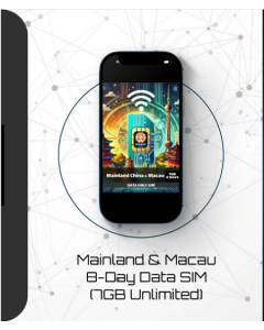 Mainland & Macau 8 Day Data SIM