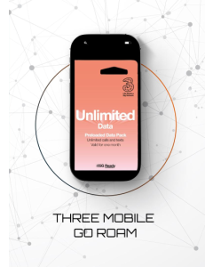 Three Mobile Go Roam (AIO15) - 30GB, Unlimited Calls and Texts