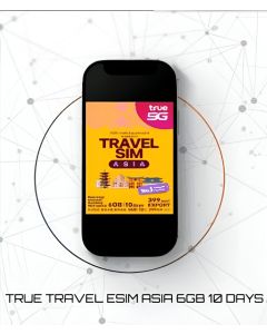 True Travel eSIM Asia 6GB 10 Days