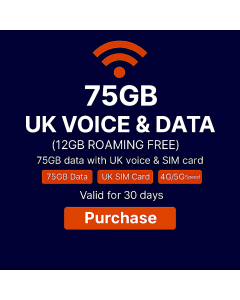 Three Mobile (AIO15) UK and Roaming SIM Card  - Unlimited UK Calls and Texts