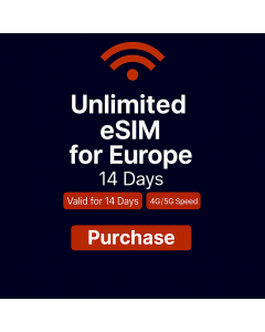 Unlimited Europe Data 14days