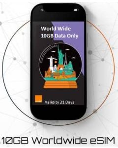 WORLDWIDE HOLIDAY DATA ONLY (10GB ALLOWANCE IN ZONE 1)