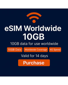 Orange Holiday 10GB Worldwide eSIM 