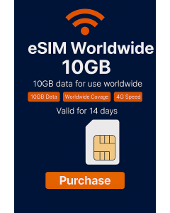Orange Holiday 10GB Worldwide SIM Card